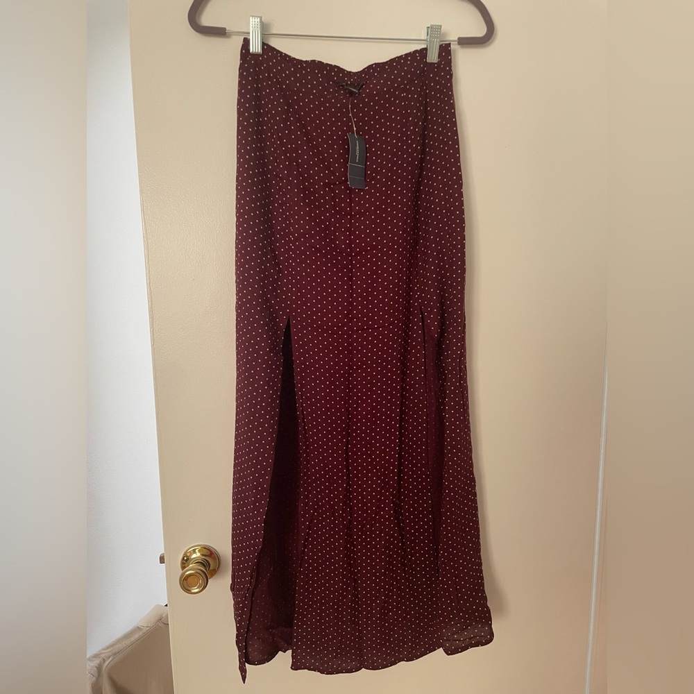 AE polka dot maxi skirt